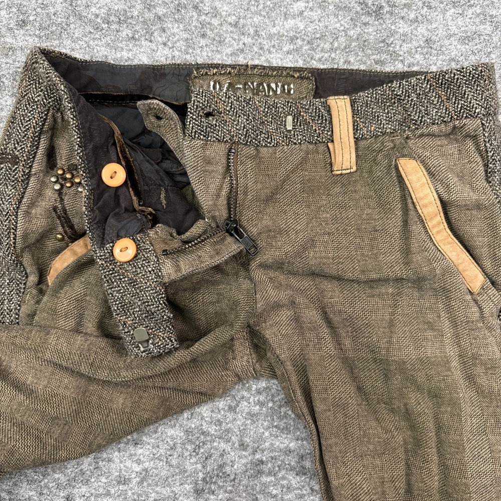 Da-Nang Brown Tweed Accent Pants - Picture 8 of 16
